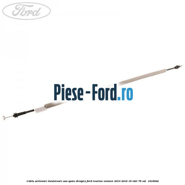 Cablu actionare incuietoare usa spate dreapta Ford Tourneo Connect 2013-2018 1.5 TDCi 75 cai #DC7458AF1B