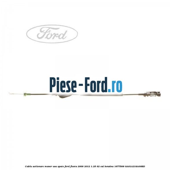 Cablu actionare capota Ford Fiesta 2008-2012 1.25 82 cai benzina