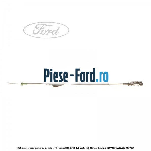 Cablu actionare capota Ford Fiesta 2013-2017 1.0 EcoBoost 100 cai benzina