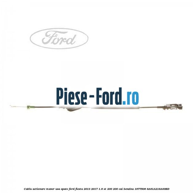 Cablu actionare capota Ford Fiesta 2013-2017 1.6 ST 200 200 cai benzina