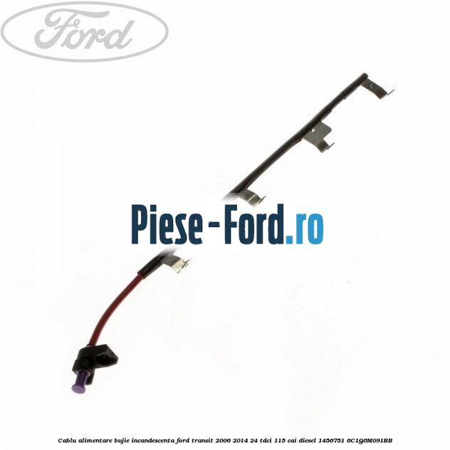 Cablu alimentare bujie incandescenta Ford Transit 2006-2014 2.4 TDCi 115 cai #F9D1A1694B Cablu alimentare bujie incandescenta Ford Transit 2006-2014 2.4 TDCi 115 cai #F9D1A1694B
