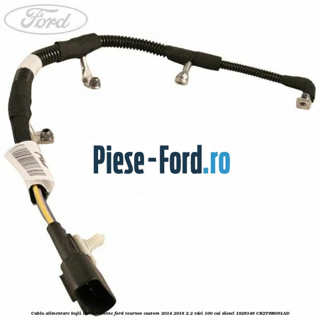 Cablu alimentare bujii incandescente Ford Tourneo Custom 2014-2018 2.2 TDCi 100 cai diesel
