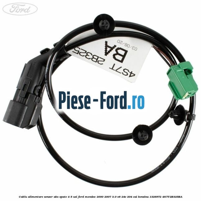 Cablu alimentare senzor abs spate 4/5 usi Ford Mondeo 2000-2007 3.0 V6 24V 204 cai benzina