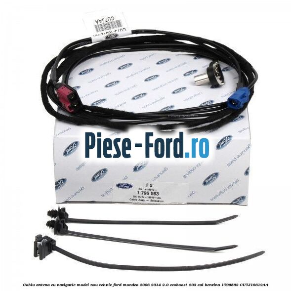 Cablu antena cu navigatie model nou tehnic Ford Mondeo 2008-2014 2.0 EcoBoost 203 cai benzina