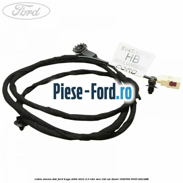 Cablu antena cu navigatie model nou tehnic Ford Kuga 2008-2012 2.0 TDCi 4x4 136 cai diesel