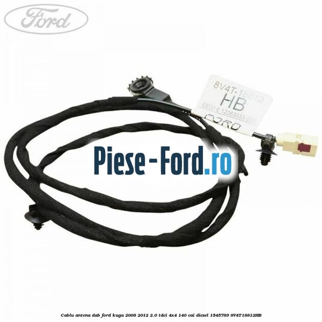 Cablu antena cu navigatie model nou tehnic Ford Kuga 2008-2012 2.0 TDCI 4x4 140 cai diesel