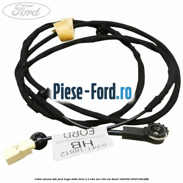 Cablu antena DAB Ford Kuga 2008-2012 2.0 TDCI 4x4 163 cai diesel #B7951DCA69