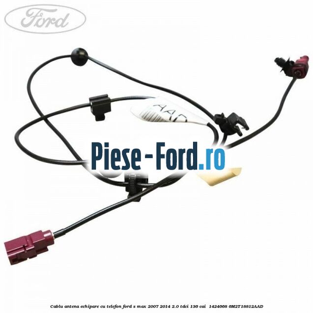 Cablu antena echipare cu telefon Ford S-Max 2007-2014 2.0 TDCi 136 cai  #DD1A1AFC38
