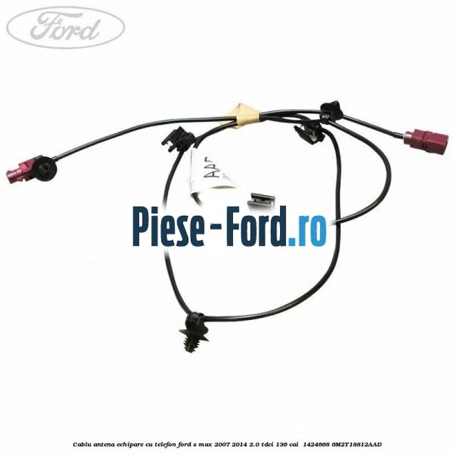 Cablu antena echipare cu telefon Ford S-Max 2007-2014 2.0 TDCi 136 cai  #DD1A1AFC38