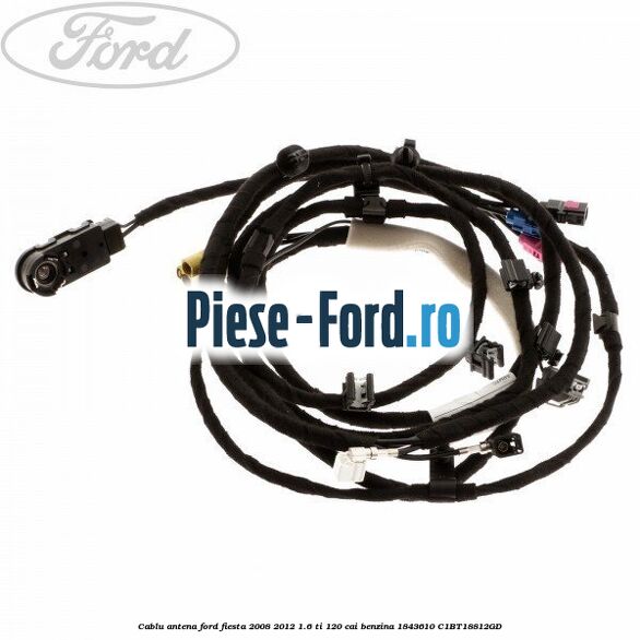 Cablu antena Ford Fiesta 2008-2012 1.6 Ti 120 cai benzina