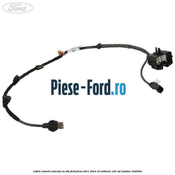 Cablu consola centrala cu usb Ford Focus 2011-2014 1.0 EcoBoost 125 cai #ECED169F94