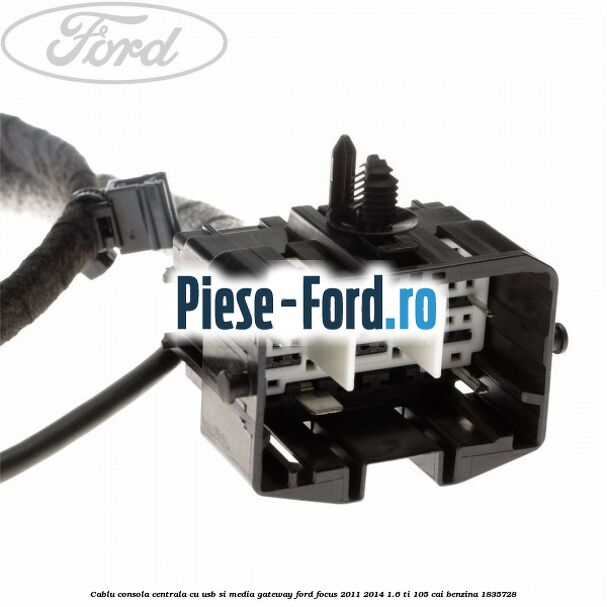 Cablu consola centrala cu usb si media gateway Ford Focus 2011-2014 1.6 Ti 105 cai benzina #1A1AB669AE