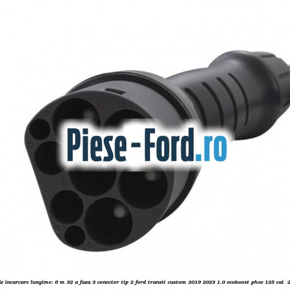 Cablu de incarcare lungime: 6 m 32 A faza 3 conector tip 2 Ford Transit Custom 2019-2023 1.0 EcoBoost PHEV 125 cai  #1E198AC5C1