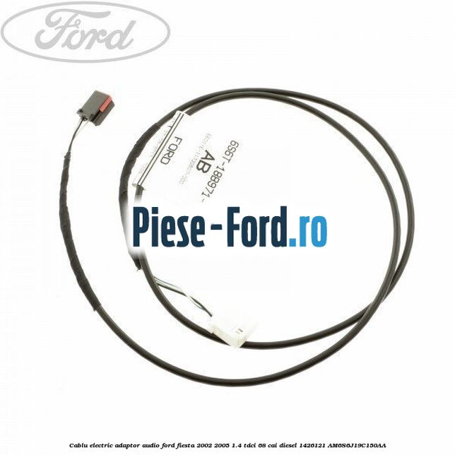 Cablu electric adaptor audio Ford Fiesta 2002-2005 1.4 TDCi 68 cai diesel #C7875390E5