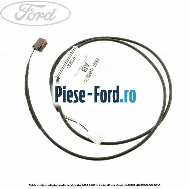 Cablu electric adaptor audio Ford Fiesta 2002-2005 1.4 TDCi 68 cai diesel