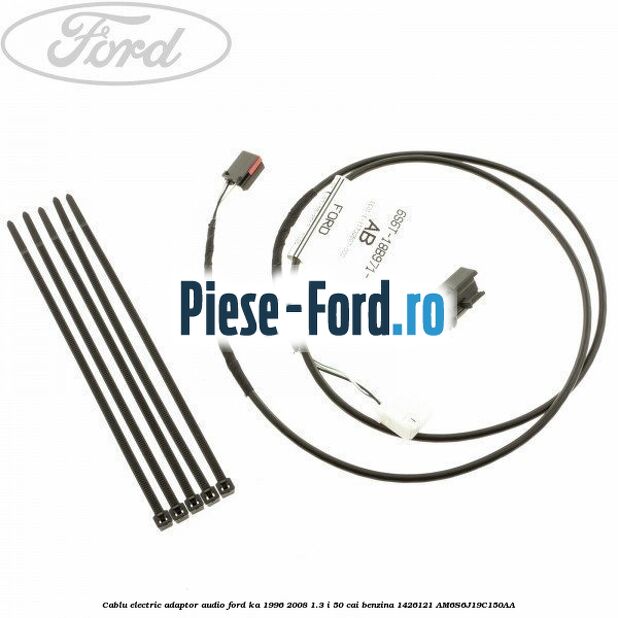 Cablu electric adaptor audio Ford Ka 1996-2008 1.3 i 50 cai benzina