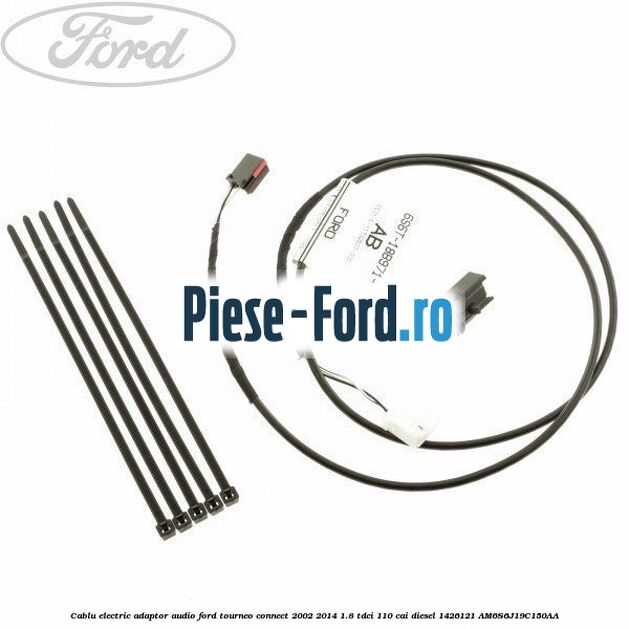Cablu electric adaptor audio Ford Tourneo Connect 2002-2014 1.8 TDCi 110 cai diesel