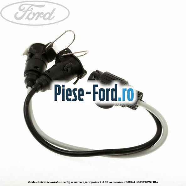 Cablaj electric de instalare carlig remorcare 9 pini Ford Fusion 1.3 60 cai benzina