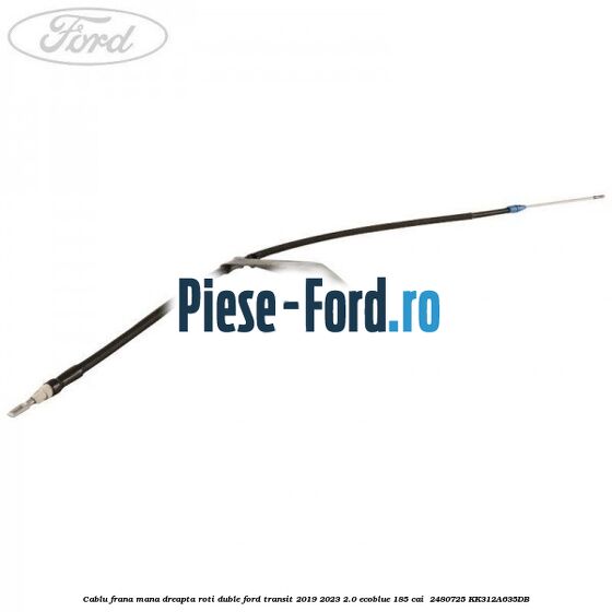 Cablu frana mana dreapta roti duble Ford Transit 2019-2023 2.0 EcoBlue 185 cai  #4975BC9D68