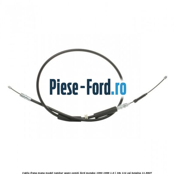 Cablu frana mana model tambur spate 4/5 usi Ford Mondeo 1993-1996 1.8 i 16V 112 cai benzina
