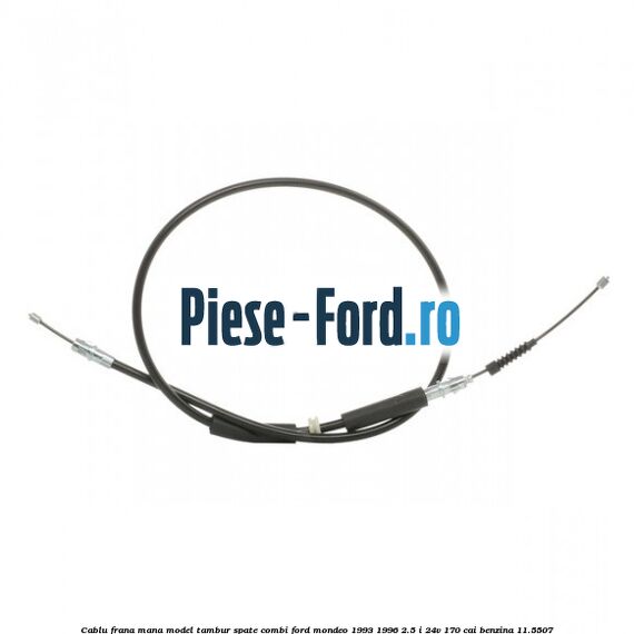 Cablu frana mana model tambur spate 4/5 usi Ford Mondeo 1993-1996 2.5 i 24V 170 cai benzina