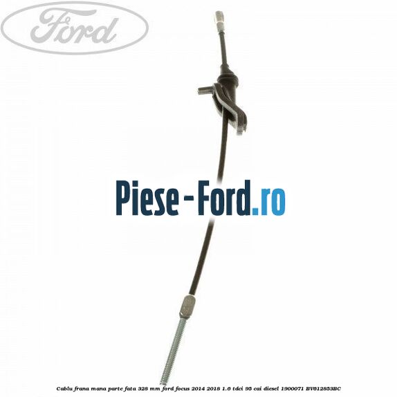 Cablu frana mana parte fata 306 mm Ford Focus 2014-2018 1.6 TDCi 95 cai diesel