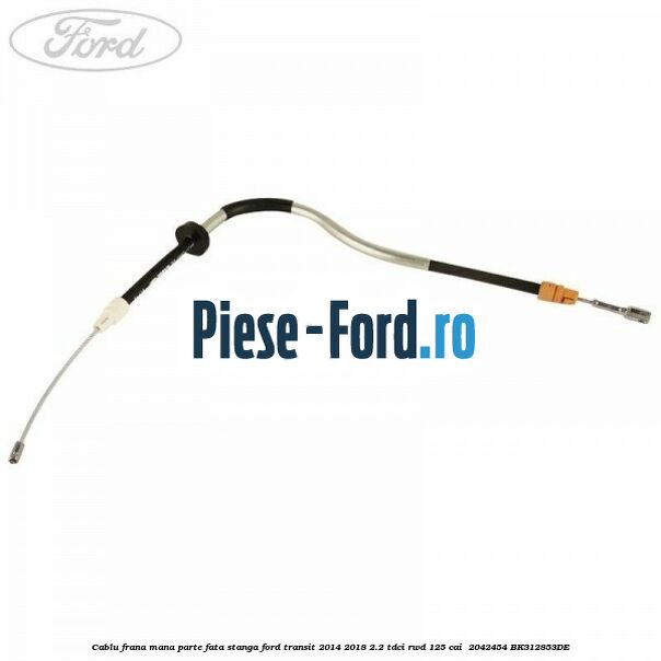 Cablu frana mana parte fata stanga Ford Transit 2014-2018 2.2 TDCi RWD 125 cai #DB1885D8A7 Cablu frana mana parte fata stanga Ford Transit 2014-2018 2.2 TDCi RWD 125 cai #DB1885D8A7