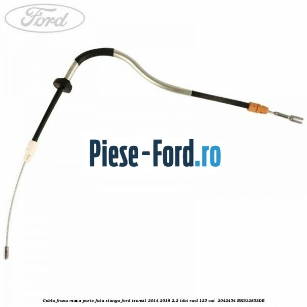 Cablu frana mana parte fata stanga Ford Transit 2014-2018 2.2 TDCi RWD 125 cai #DB1885D8A7 Cablu frana mana parte fata stanga Ford Transit 2014-2018 2.2 TDCi RWD 125 cai #DB1885D8A7