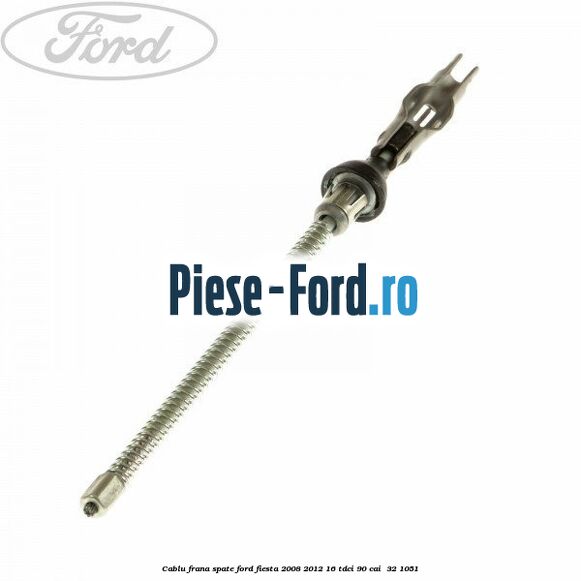 Cablu frana spate Ford Fiesta 2008-2012 1.6 TDCi 90 cai #E3612A9F17