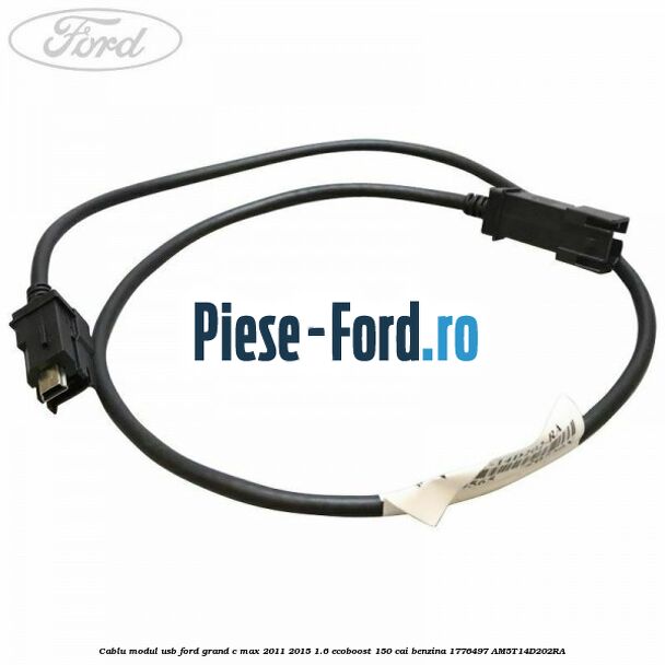 Cablu conectare modul Bluetooth Parrot Ford Grand C-Max 2011-2015 1.6 EcoBoost 150 cai benzina
