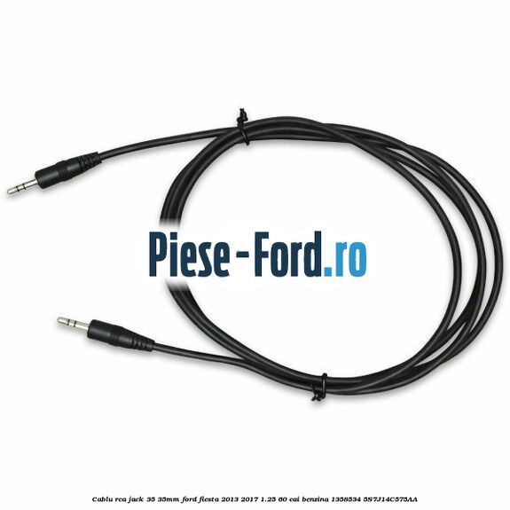 Cablu RCA jack 3,5-3,5mm Ford Fiesta 2013-2017 1.25 60 cai benzina #2AB31839A6