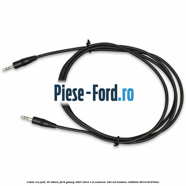 Cablu RCA jack 3,5-3,5mm Ford Galaxy 2007-2014 1.6 EcoBoost 160 cai benzina #53B2F12AA2