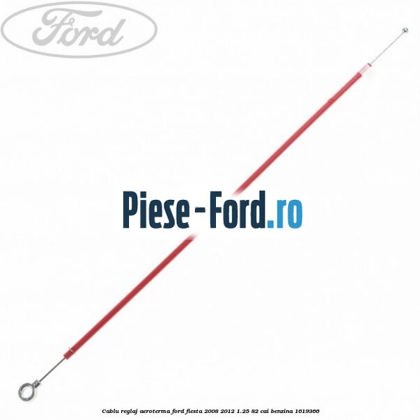 Cablu reglaj aeroterma Ford Fiesta 2008-2012 1.25 82 cai