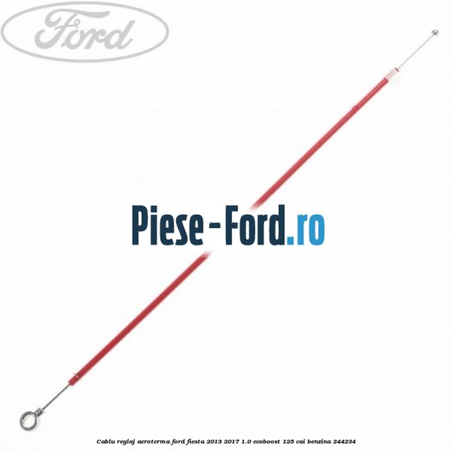 Cablu reglaj aeroterma Ford Fiesta 2013-2017 1.0 EcoBoost 125 cai