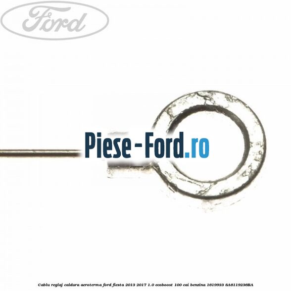 Cablu reglaj caldura aeroterma Ford Fiesta 2013-2017 1.0 EcoBoost 100 cai benzina