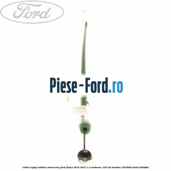 Cablu reglaj caldura aeroterma Ford Fiesta 2013-2017 1.0 EcoBoost 125 cai benzina