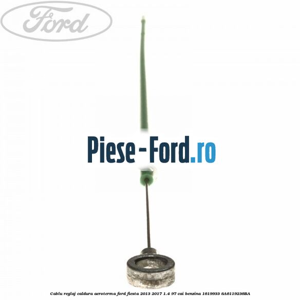 Cablu reglaj caldura aeroterma Ford Fiesta 2013-2017 1.4 97 cai benzina #FF7D40D758