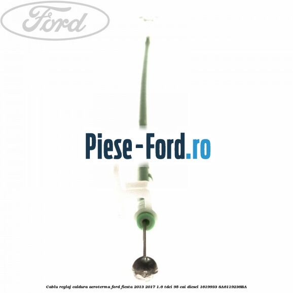 Cablu reglaj caldura aeroterma Ford Fiesta 2013-2017 1.6 TDCi 95 cai diesel