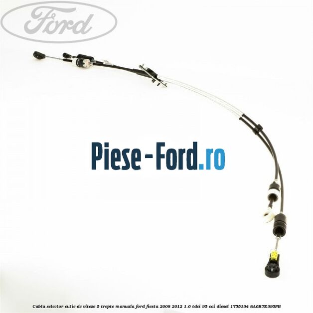 Cablu selector cutie de viteze 5 trepte manuala Ford Fiesta 2008-2012 1.6 TDCi 95 cai diesel