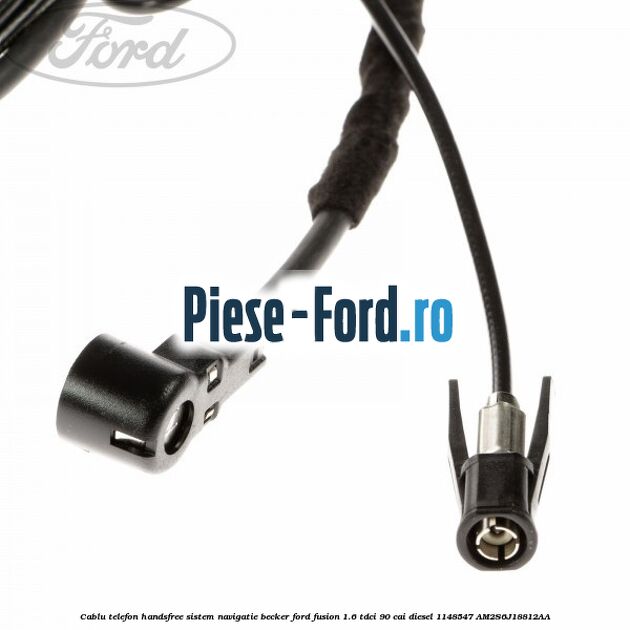 Cablu telefon handsfree sistem navigatie Becker Ford Fusion 1.6 TDCi 90 cai diesel