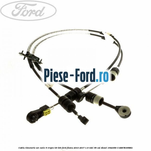 Cablu timonerie set cutie 5 trepte B5/IB5 Ford Fiesta 2013-2017 1.6 TDCi 95 cai diesel