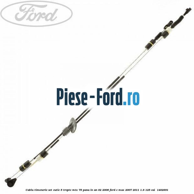 Cablu timonerie set cutie 5 trepte MTX 75 pana in an 02/2006 Ford C-Max 2007-2011 1.8 125 cai  #4FADD20A3C