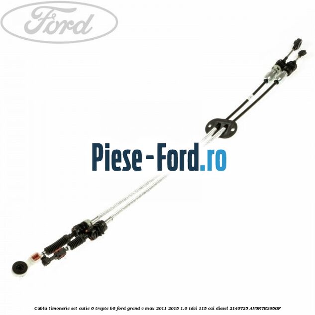 Cablu timonerie set, cutie 6 trepte B6 Ford Grand C-Max 2011-2015 1.6 TDCi 115 cai diesel