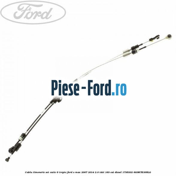 Cablu timonerie set, cutie 6 trepte Ford S-Max 2007-2014 2.0 TDCi 163 cai diesel
