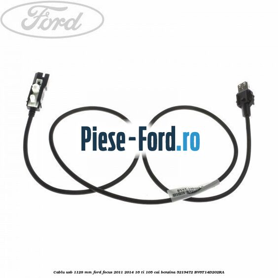 Cablu usb 1128 mm Ford Focus 2011-2014 1.6 Ti 105 cai #EC4A1C6902