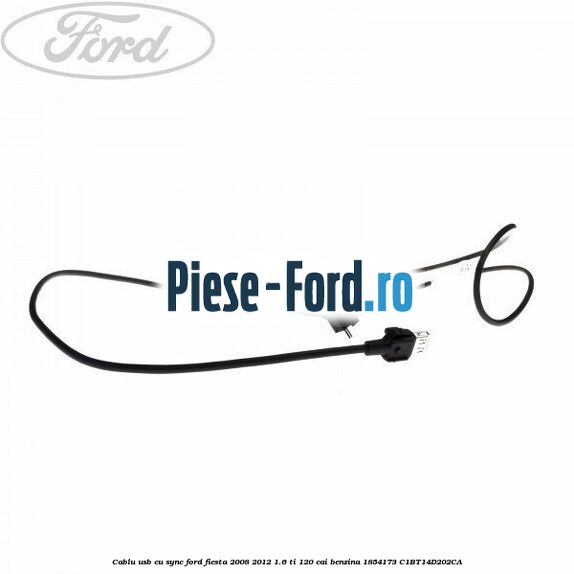 Cablu usb cu SYNC Ford Fiesta 2008-2012 1.6 Ti 120 cai benzina