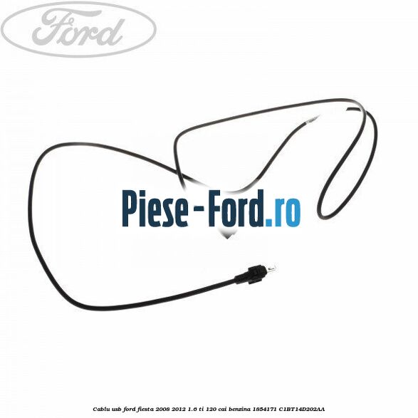 Cablu usb Ford Fiesta 2008-2012 1.6 Ti 120 cai benzina
