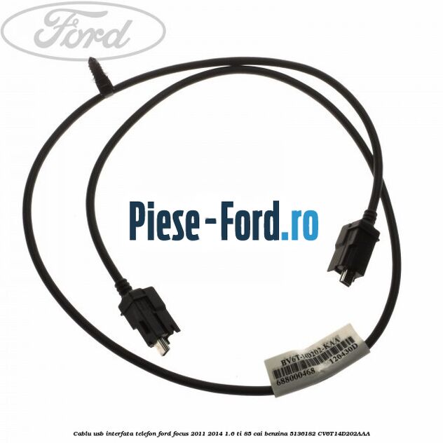 Cablu usb cu SYNC Ford Focus 2011-2014 1.6 Ti 85 cai benzina