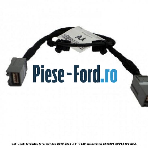 Cablu usb torpedou Ford Mondeo 2008-2014 1.6 Ti 125 cai benzina