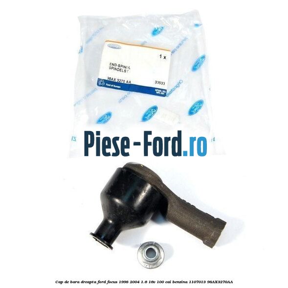 Cap de bara dreapta Ford Focus 1998-2004 1.6 16V 100 cai benzina #67DEB35E7B